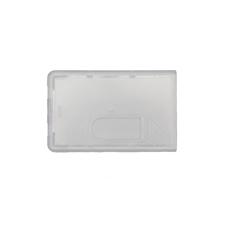 Porte-carte adhésif personnalisé en PVC transparent