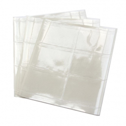 24 Pcs Pochettes Adhésive Transparente, 5 x 7cm Pochette Plastique Adhesive  Porte-cartes Autocollant, Pochette Autocollante Pare