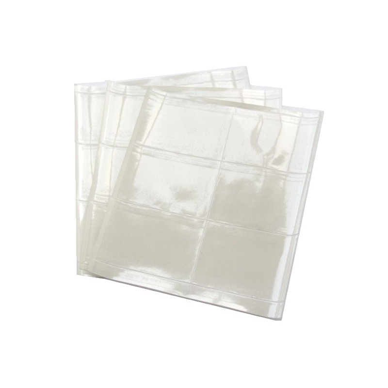 Lot de 60 pochettes autocollantes transparentes en plastique transparent  pour étiquettes de bureau, cartes de documents de bureau, 12,7 x 20,3 cm :  : Fournitures pour le bureau