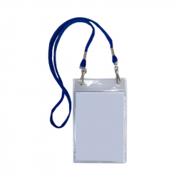 Porte-Badge - Souple 145-6500 horizontal IDS46 prêt à l'emploi avec clip  (le lot de 100)
