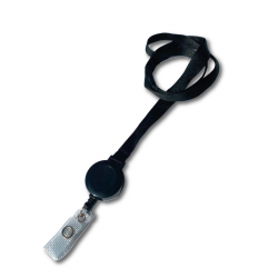 Navaris Porte-badge avec enrouleur rétractable - Mousqueton pour accrocher  clés cartes badges - Porte-clés violet transparent en métal : :  Fournitures de bureau