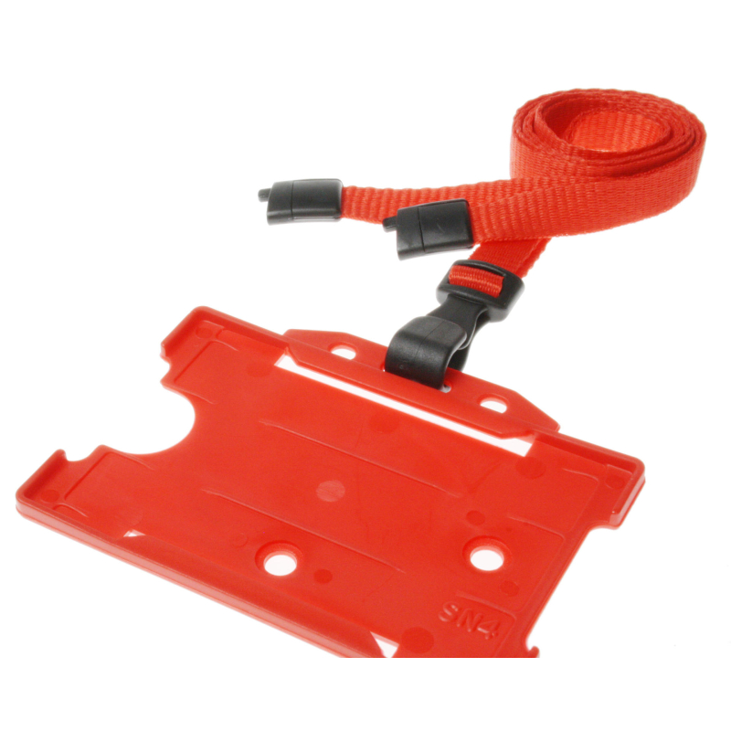 CUCPS10-6 Cordon sécuritaire 10mm avec mousqueton plastique - Rouge_02