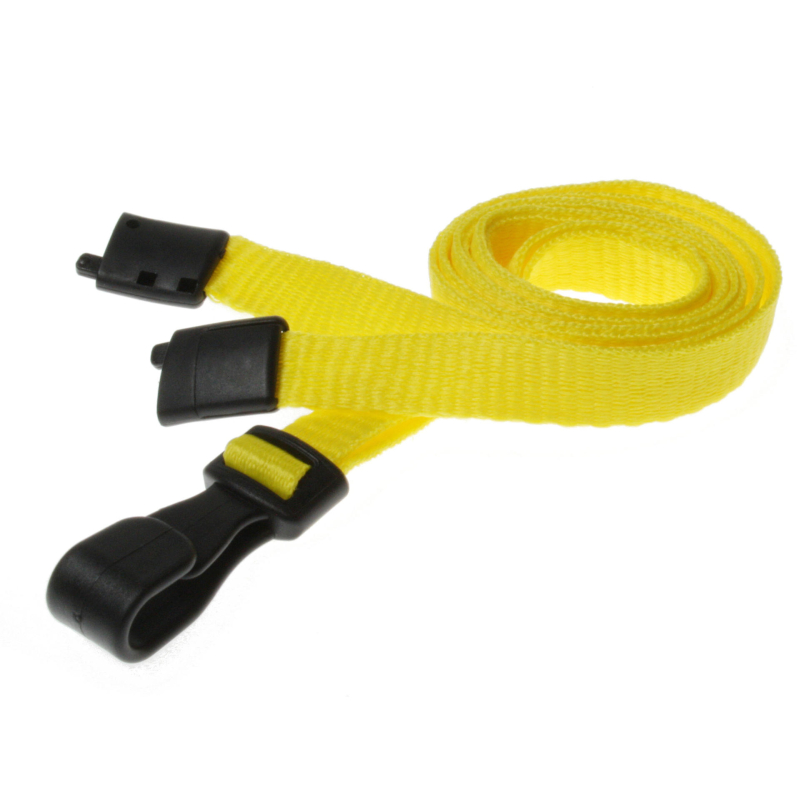 CUCPS10-9 Cordon sécuritaire 10mm avec mousqueton plastique - Jaune_01