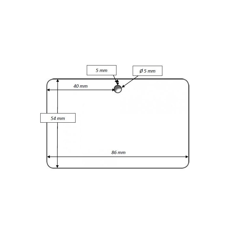 Cartes PVC perforées horizontales -  format 86 x 54 mm -  ép 0 - 76 mm_03