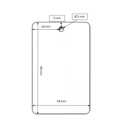 Cartes PVC perforées vertical -  format 86x54mm -  ép 0 - 76 mm_03